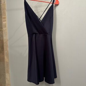 Charlotte Russe Navy Mini Dress